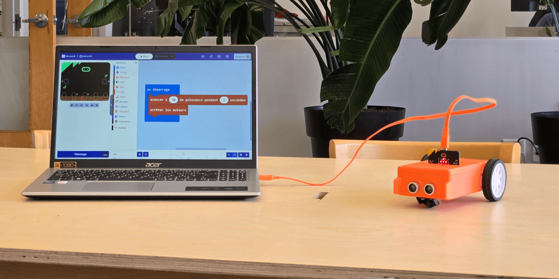 Program a Robot with micro:bit